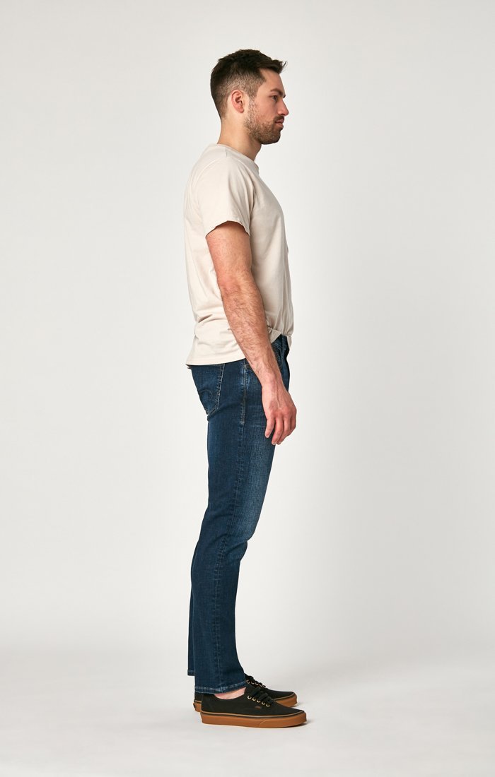 Marcus Regular Rise Slim Straight Jeans