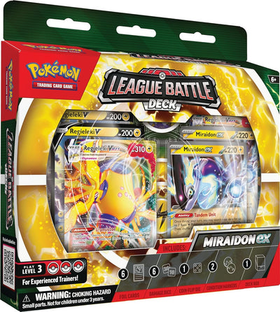 Pokemon TCG: Miraidon ex League Battle Deck Card Game - Front of box
