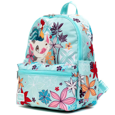 WondaPop Disney Moana Pua and Hei Hei Nylon Mini Backpack - Alternate Side View