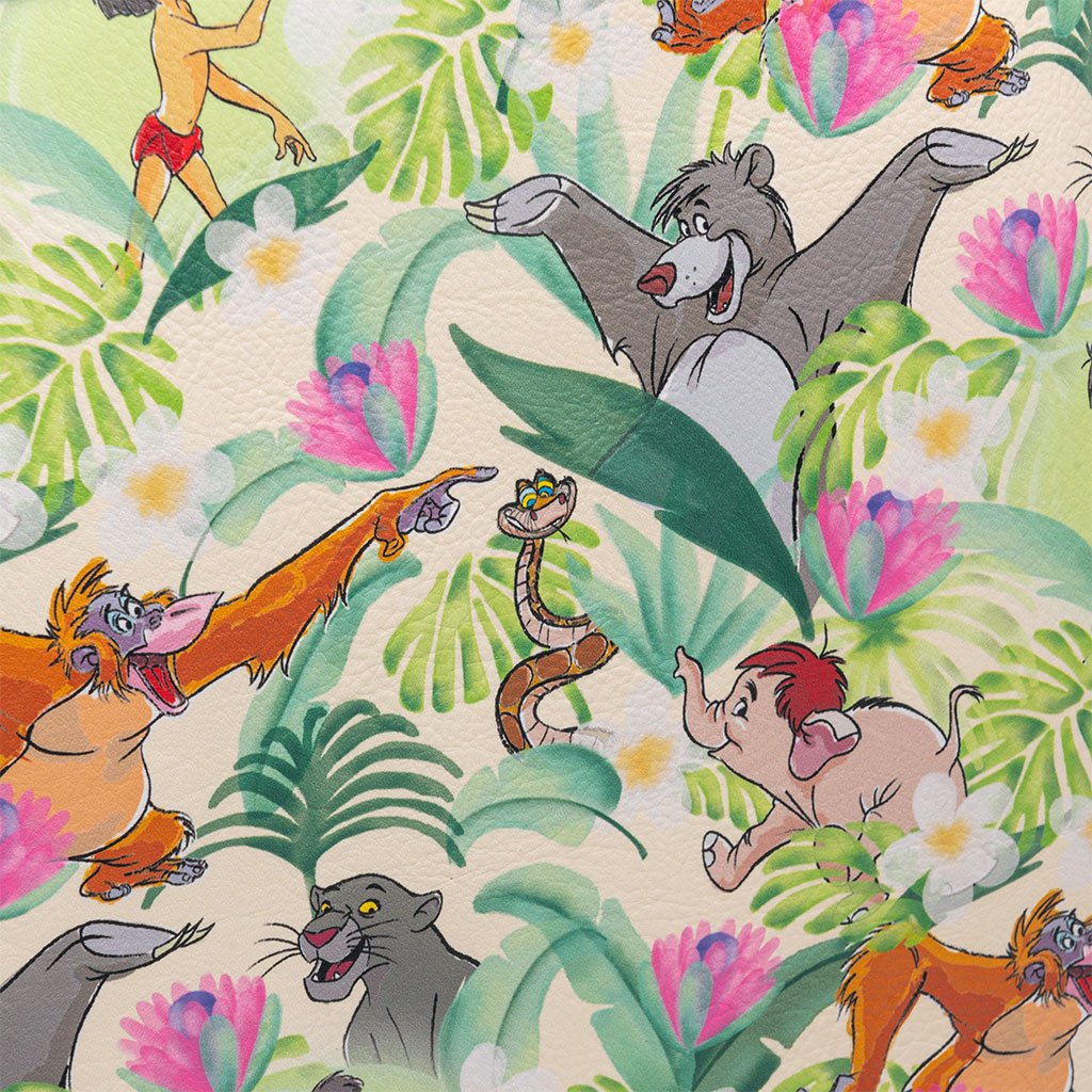 707 Street Exclusive - Loungefly Disney Jungle Book Friends Mini Backpack - Print Close Up