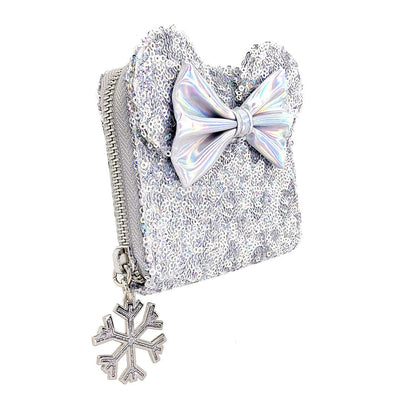 Loungefly Disney Minnie Holographic Sequin Wallet - Side