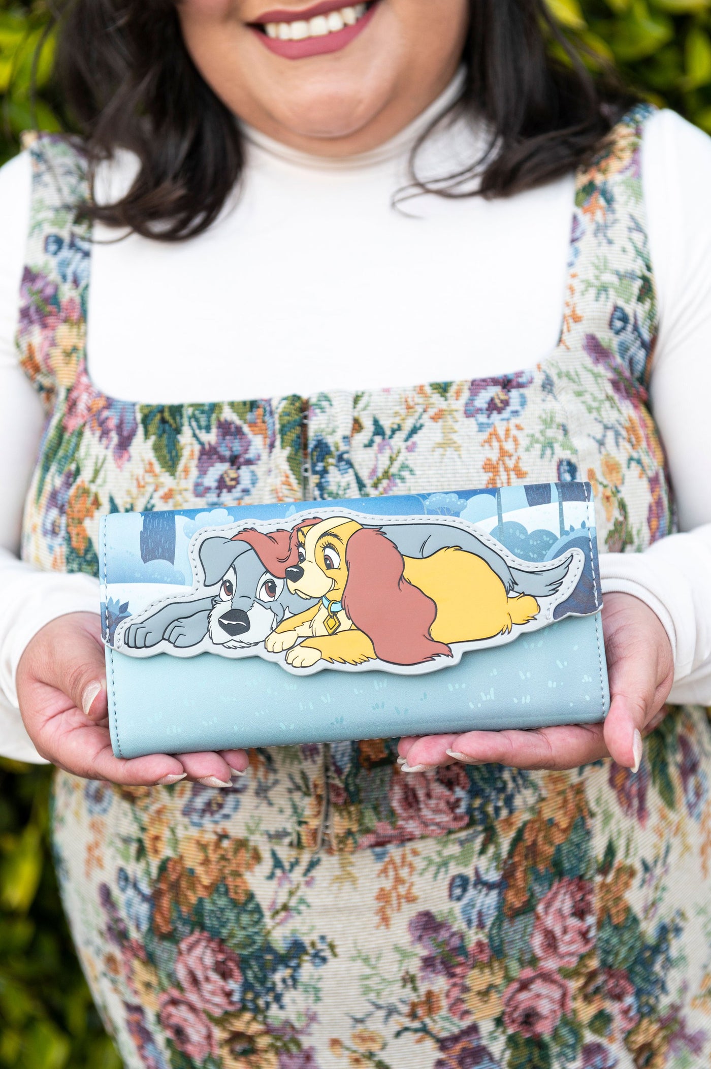 Loungefly Disney Lady & The Tramp Wet Cement Flap Wallet