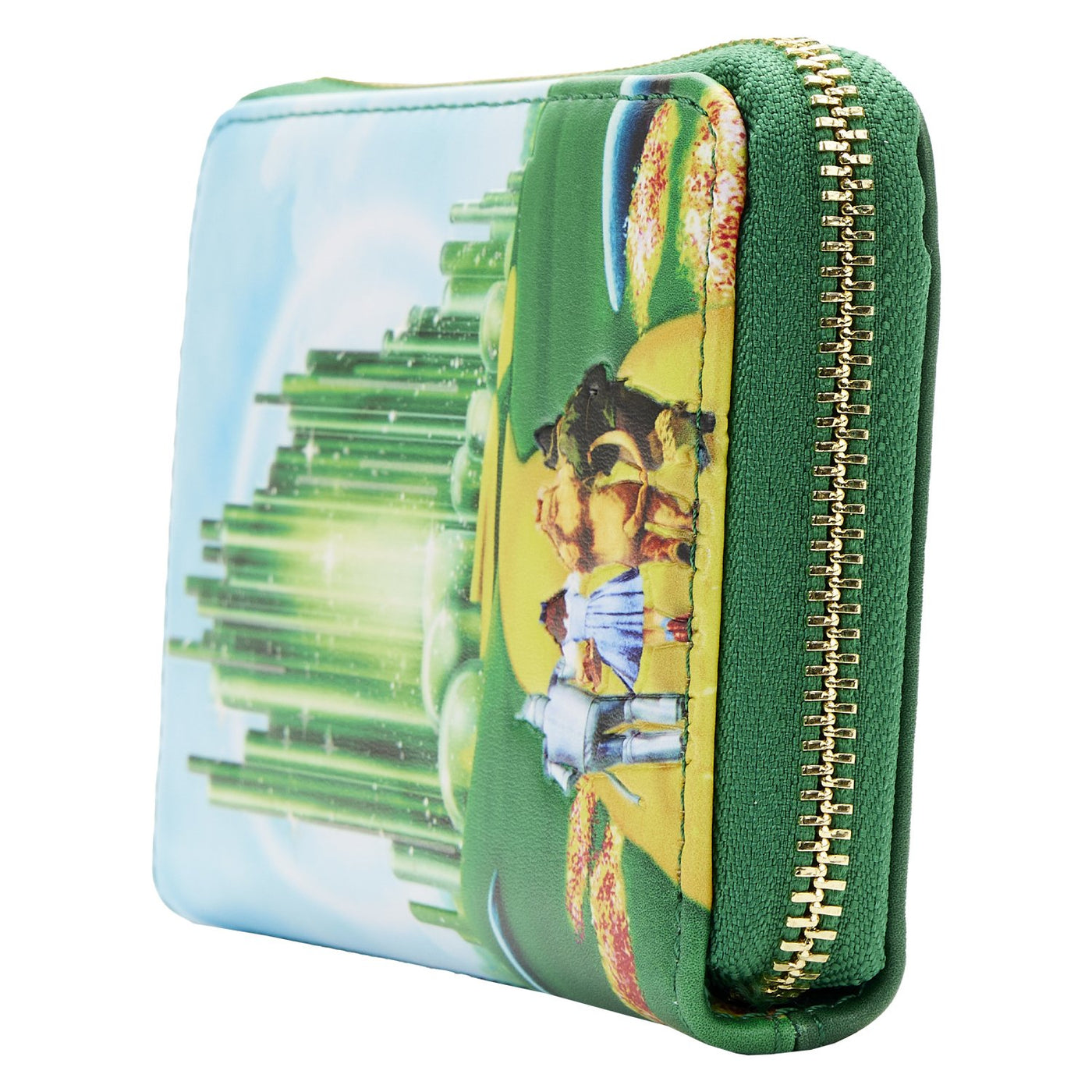 Loungefly Warner Brothers Wizard of Oz Emerald City Zip-Around Wallet - Side View