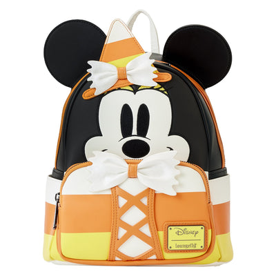 Loungefly Disney Candy Corn Minnie Cosplay Mini Backpack - Front