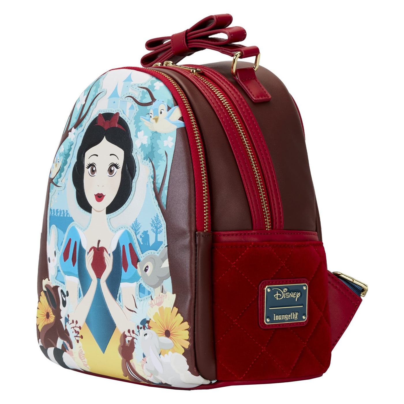 Loungefly Disney Snow White Classic Apple Mini Backpack - Side