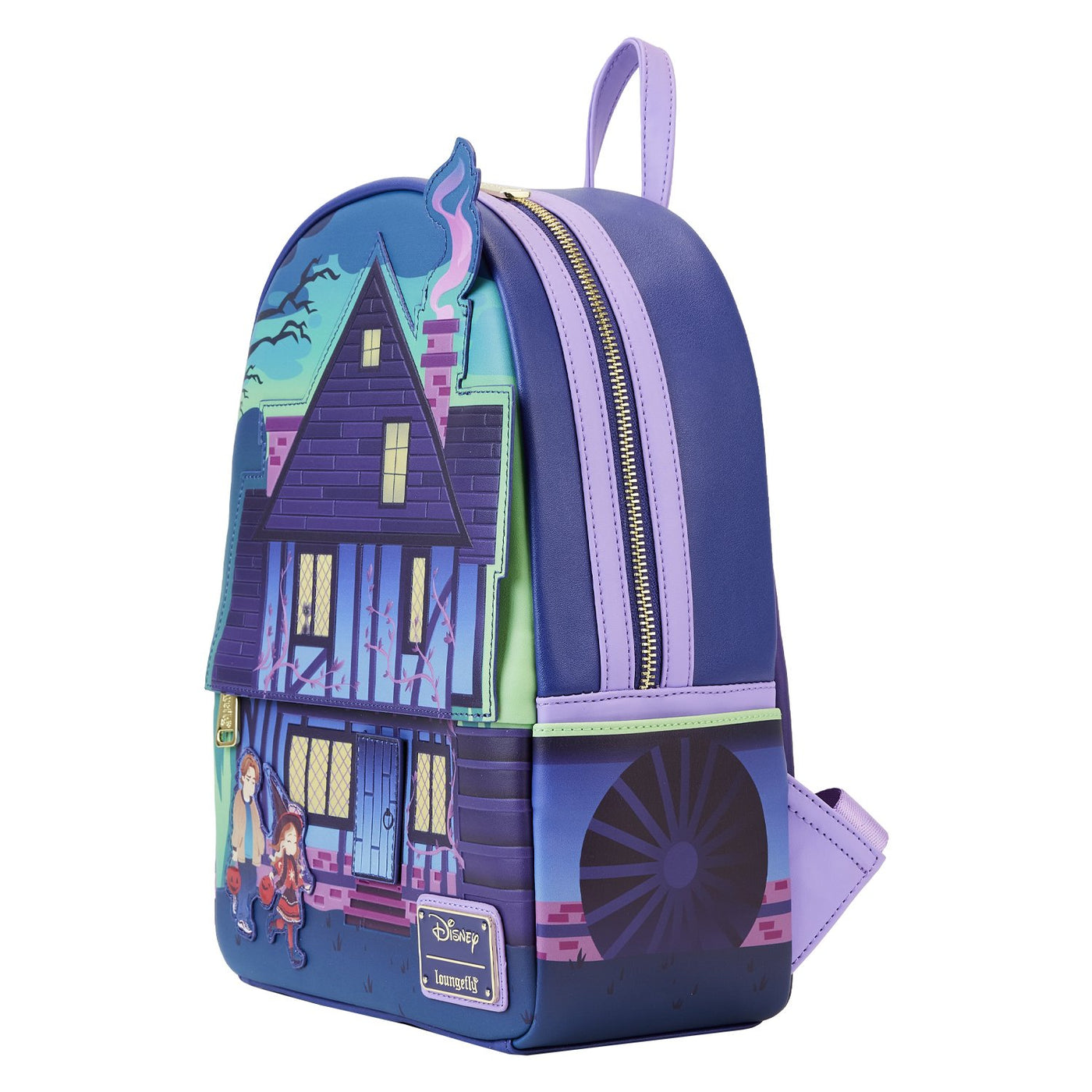 Loungefly Disney Hocus Pocus Sanderson Sisters House Mini Backpack - Side View
