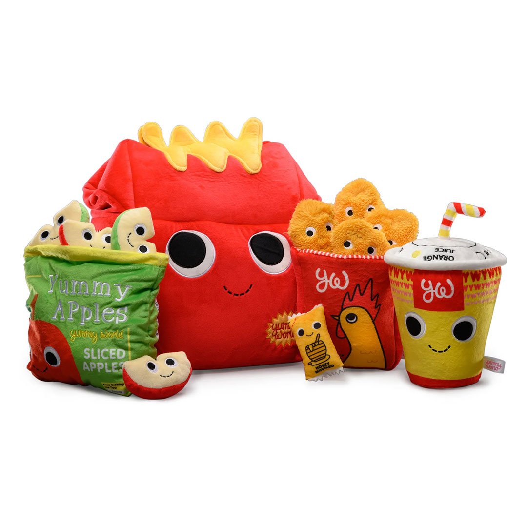 Kidrobot Yummy World 16" Camille The Yummy Meal XL Plush Toy - Full set