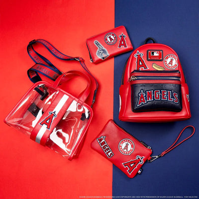 Loungefly MLB Anaheim Angels Patches Mini Backpack - Lifestyle - 671803422193