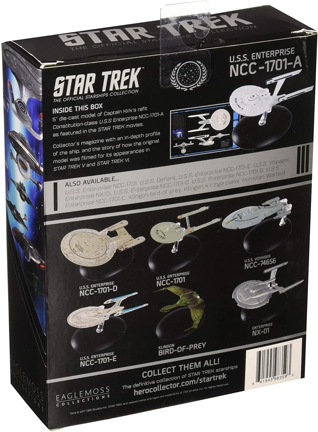 Star Trek U.S.S. Enterprise NCC-1701-A
