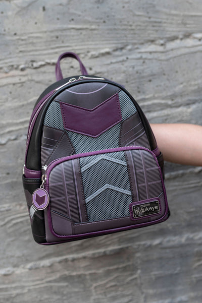 707 Street Exclusive - Loungefly Marvel Hawkeye Cosplay Mini Backpack - IRL Front