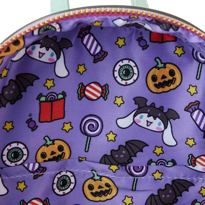Loungefly Sanrio Cinamoroll Halloween Cosplay Mini Backpack - Interior Lining