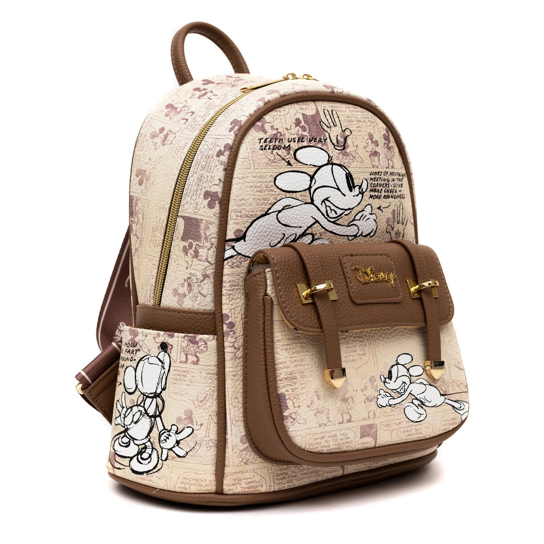 WondaPop Disney Mickey Mouse Peek-A-Boo Mini Backpack - Side View