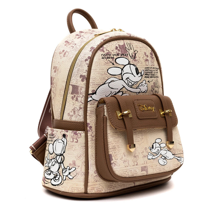 WondaPop Disney Mickey Mouse Peek-A-Boo Mini Backpack - Side View