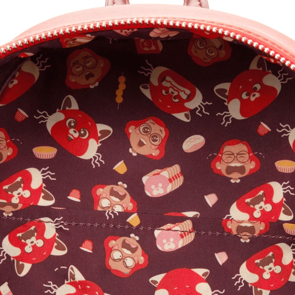 Loungefly Disney Pixar Turning Red Panda Cosplay Backpack - Interior