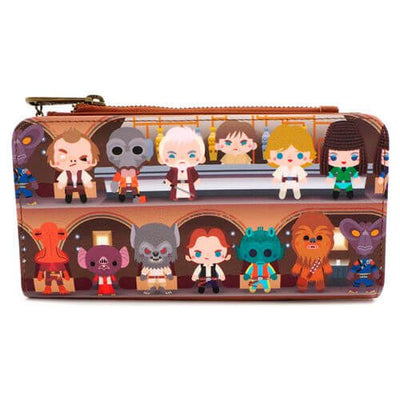 Loungefly x Star Wars Cantina Scene Bifold Wallet - FRONT