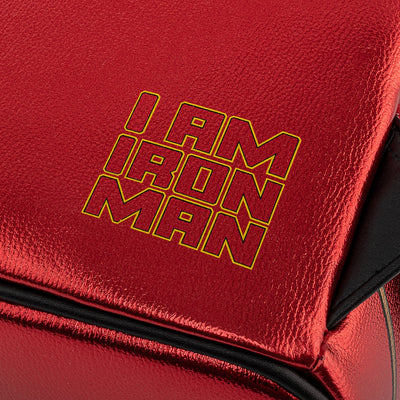 Pop! Loungefly Disney Marvel Iron Man Light-Up Mini Backpack - Back Image