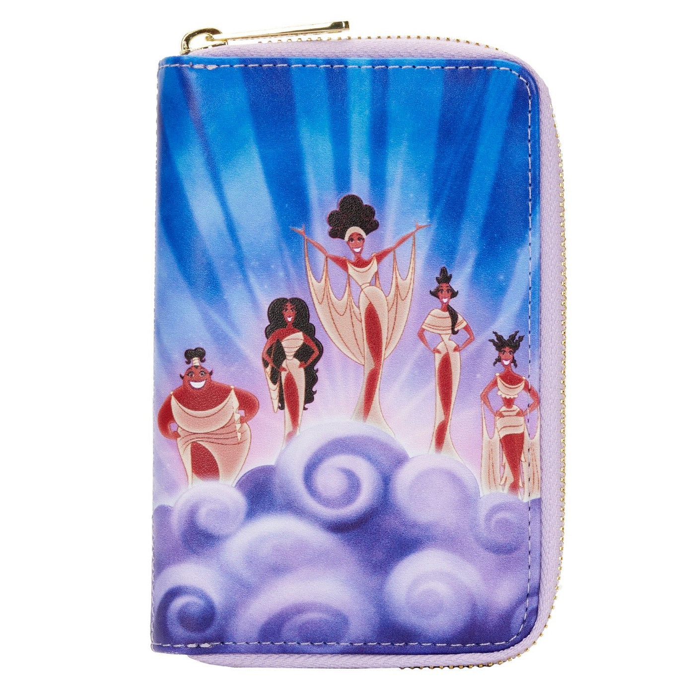 Loungefly Disney Hercules Muses Clouds Zip-Around Wallet - Front