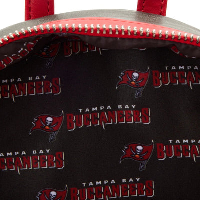 Loungefly NFL Tampa Bay Buccaneers Patches Mini Backpack - Interior Lining