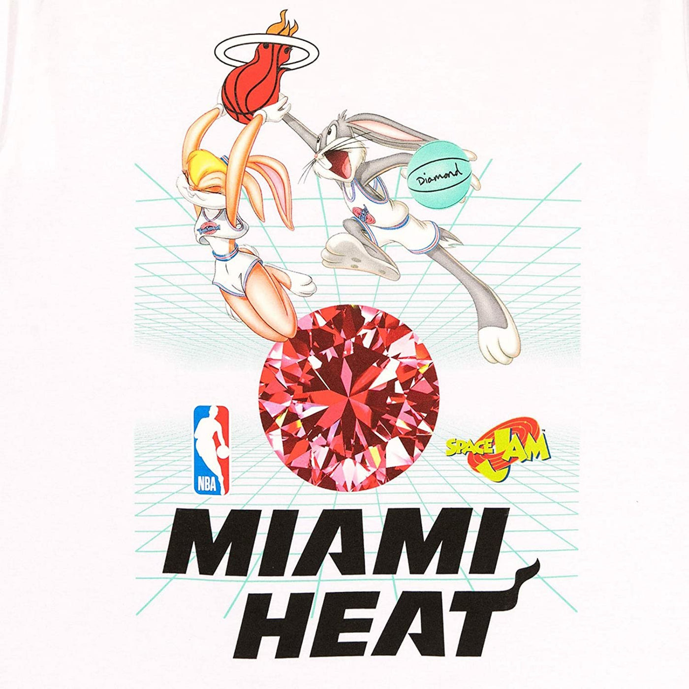 Space Jam x NBA Miami Heat Short Sleeve T-Shirt