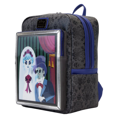 Loungefly Disney Haunted Mansion Black Widow Bride Lenticular Mini Backpack - Side