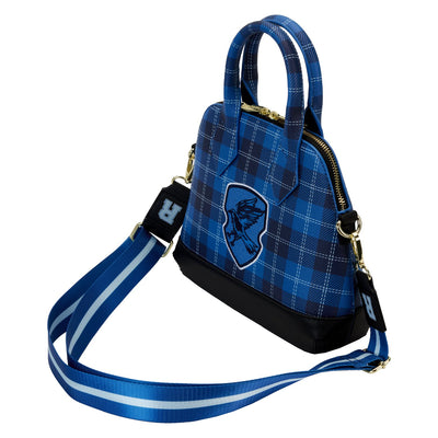 Loungefly Warner Brothers Harry Potter Varsity Ravenclaw Plaid Crossbody - Top View