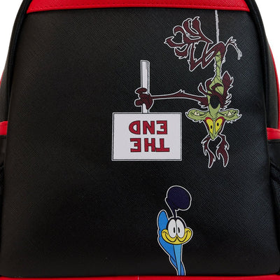 Loungefly Looney Tunes That's All Folks Mini Backpack - Back Close Up