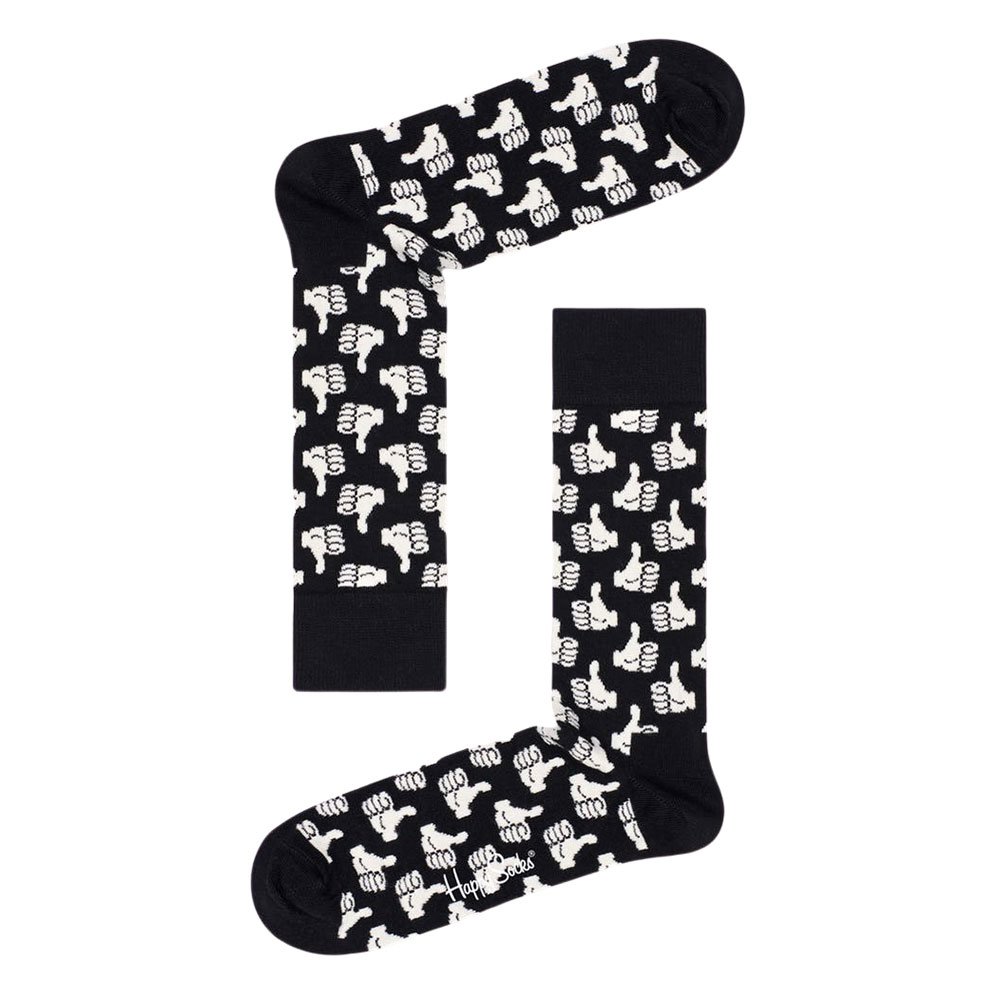 Black & White Socks Gift Box Set - 4-Pack