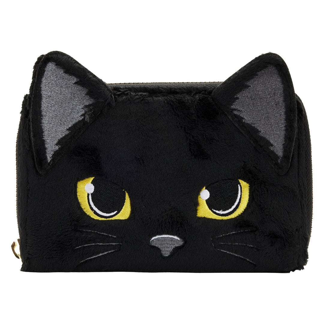 Loungefly Disney Hocus Pocus Binx Head Zip-Around Wallet - Front