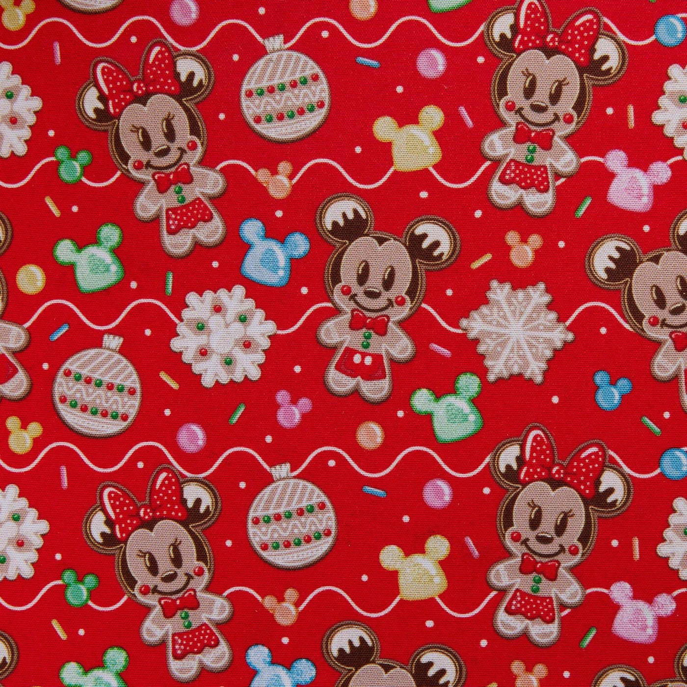 Stitch Shoppe by Loungefly Disney Minnie Mouse Gingerbread House Crossbody Bag - Interior Lining - 671803441842
