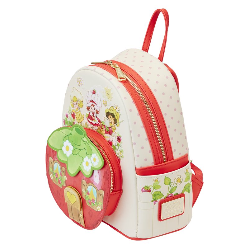 Loungefly Strawberry Shortcake Strawberry House Mini Backpack - Top View