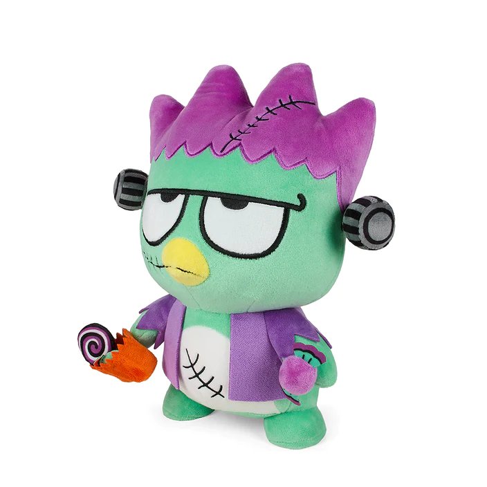 Kidrobot Sanrio 13" Badtz-Maru Frankenstein Plush Toy - Side View