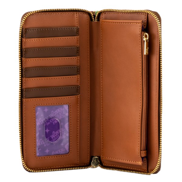 Loungefly Willy Wonka and the Chocolate Factory 50th Anniversary Zip-Around Wallet - Interior