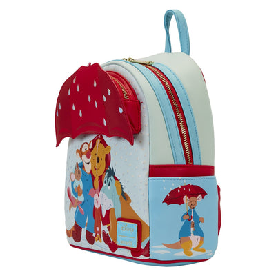 Loungefly Disney Winnie the Pooh and Friends Rainy Day Mini Backpack - Alternate Side View