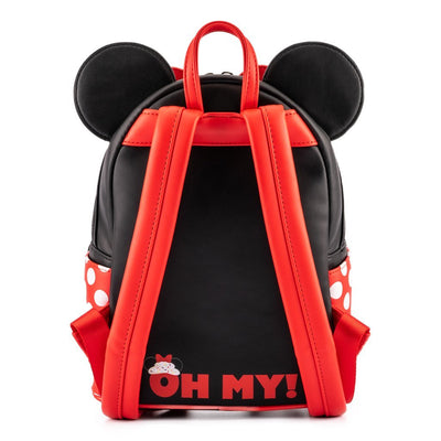 Loungefly Disney Minnie "Oh My" Cosplay Sweets Mini Backpack - Back