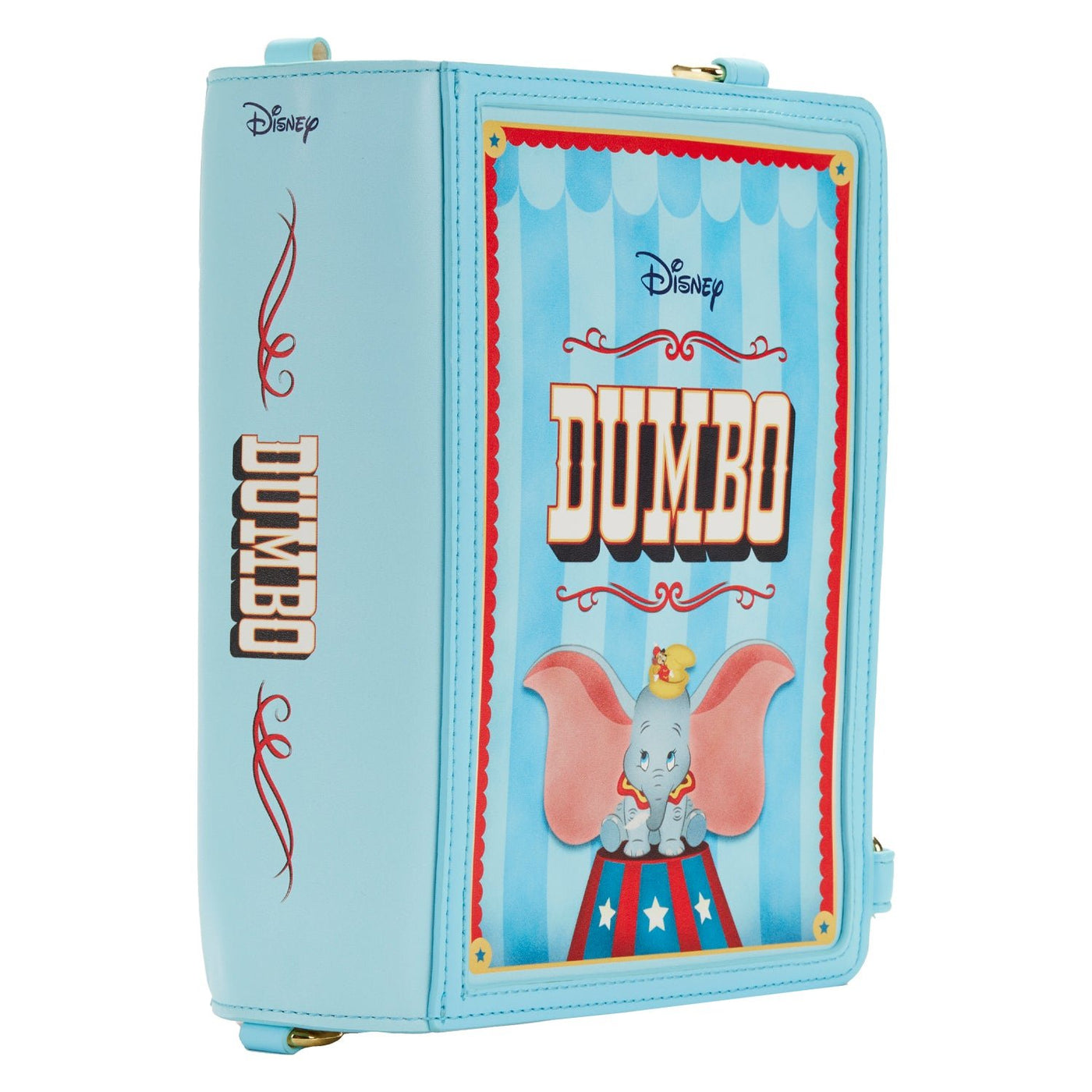 Loungefly Disney Dumbo Book Series Convertible Crossbody - Close Up