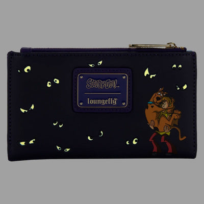 Loungefly Scooby-Doo Monster Chase Flap Wallet - Glow in the dark back