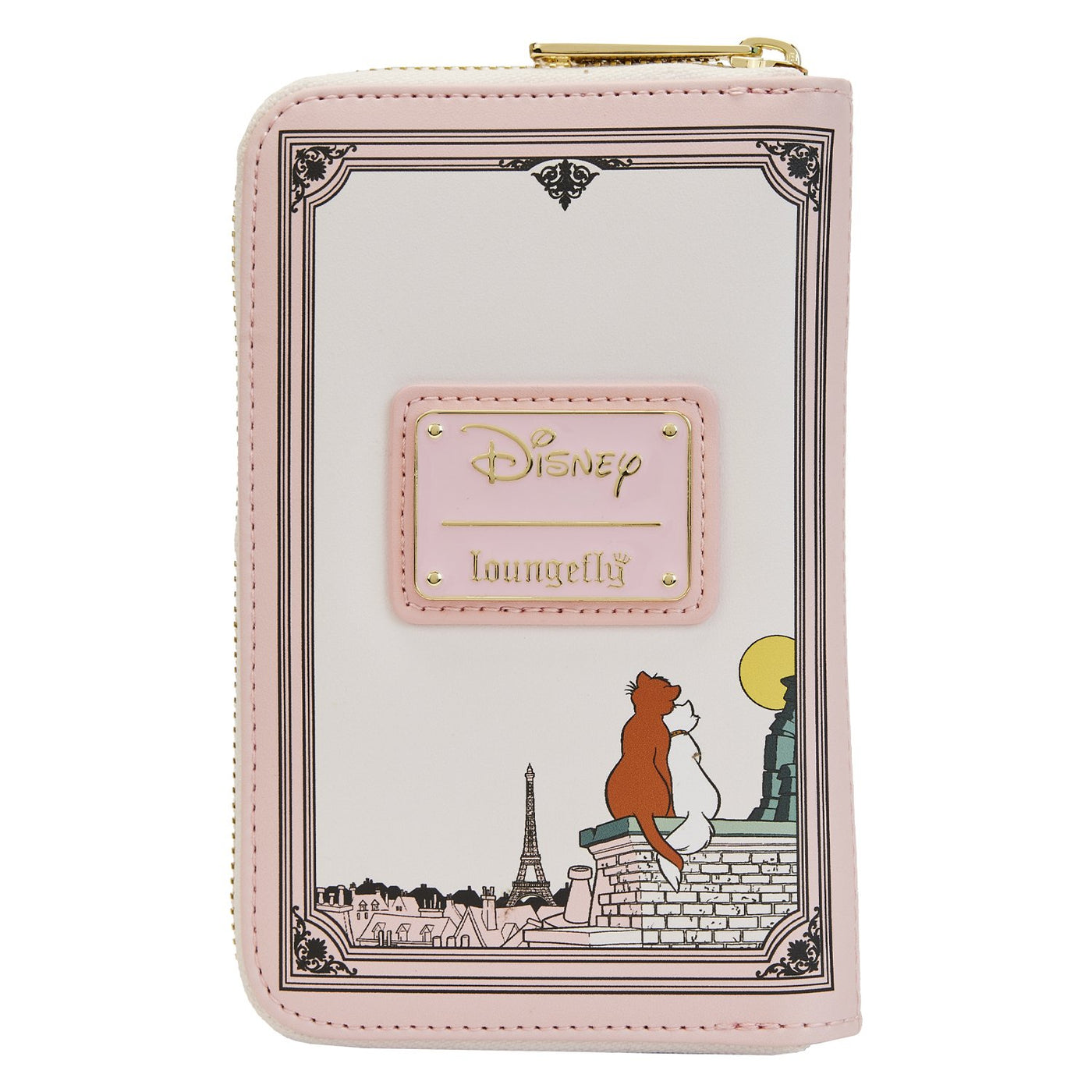 671803446601 - Loungefly Disney The Aristocats Classic Book Zip-Around Wallet - Back