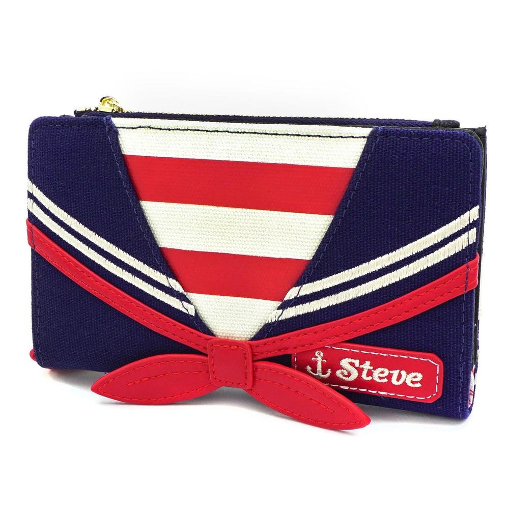 LOUNGEFLY X STRANGER THINGS SCOOPS AHOY COSPLAY CANVAS WALLET - SIDE