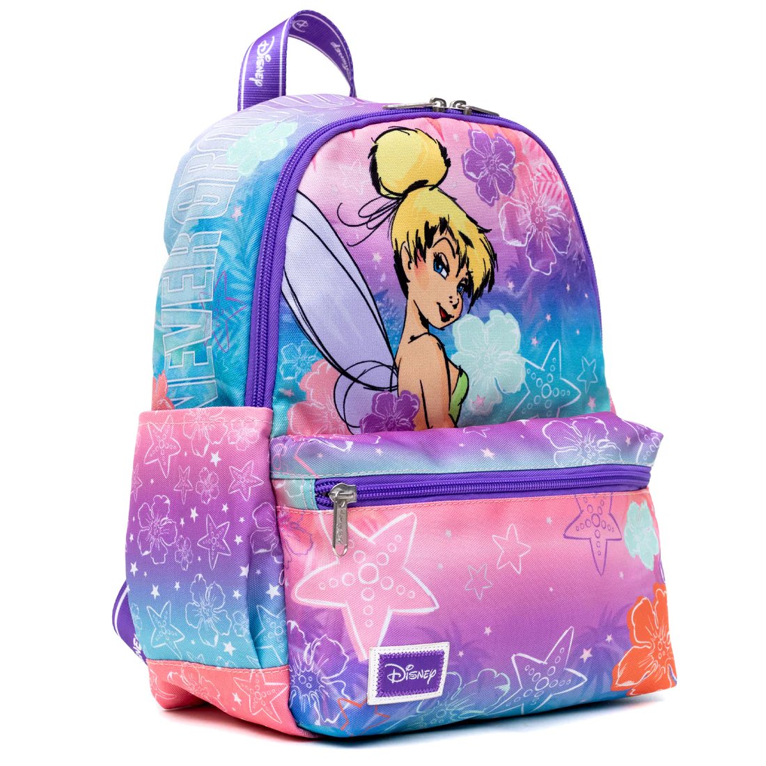 WondaPop Disney Peter Pan Tinkerbell Nylon Mini Backpack - Alternate Side View