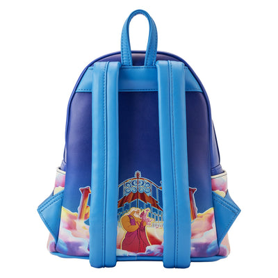 Loungefly Disney Hercules Mount Olympus Gates Mini Backpack - Back
