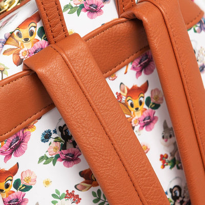 707 Street Exclusive -  Loungefly Disney Bambi, Thumper and Flower Backpack - Straps