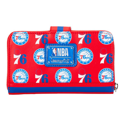 Loungefly NBA Philly 76ers Logo Wallet - Back