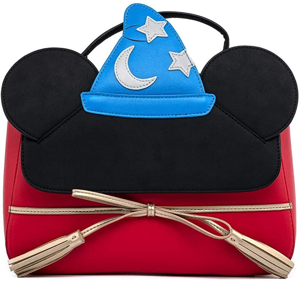 Loungefly Disney Fantasia Sorcerer Mickey Mouse Cosplay Crossbody