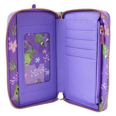 Loungefly Disney Tangled Rapunzel Swinging From Tower Zip-Around Wallet - Interior