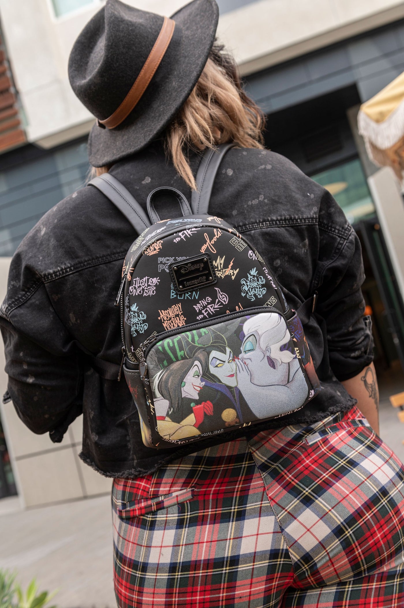 Loungefly Disney Villains Club Mini Backpack - IRL Front