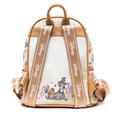 WondaPop Disney Pastel Lady and the Tramp Mini Backpack - Back