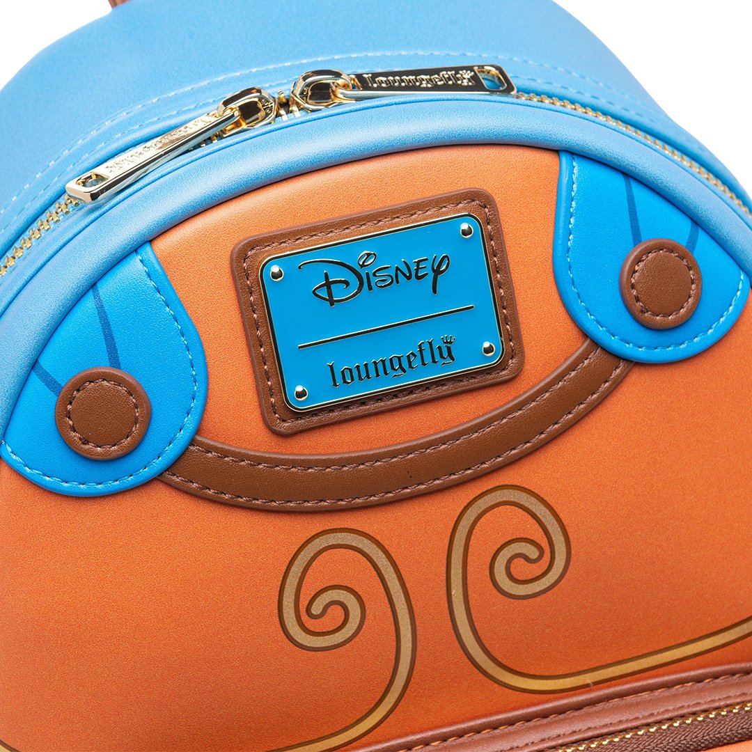 707 Street Exclusive - Loungefly Disney Hercules Cosplay Mini Backpack - Front Badge