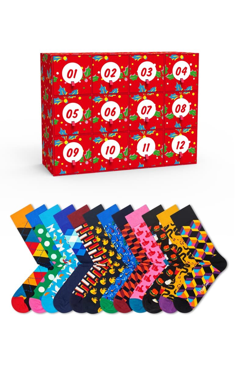 12 Days of Holiday Socks Gift Set