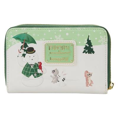 Loungefly Rudolph Merry Couple Zip-Around Wallet - Back