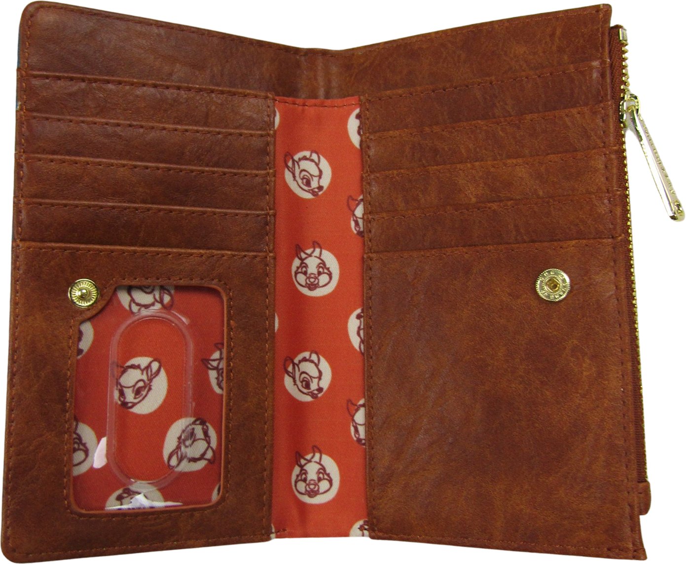 707 Street Exclusive - Loungefly Disney Bambi Floral Allover Print Wallet - Interior